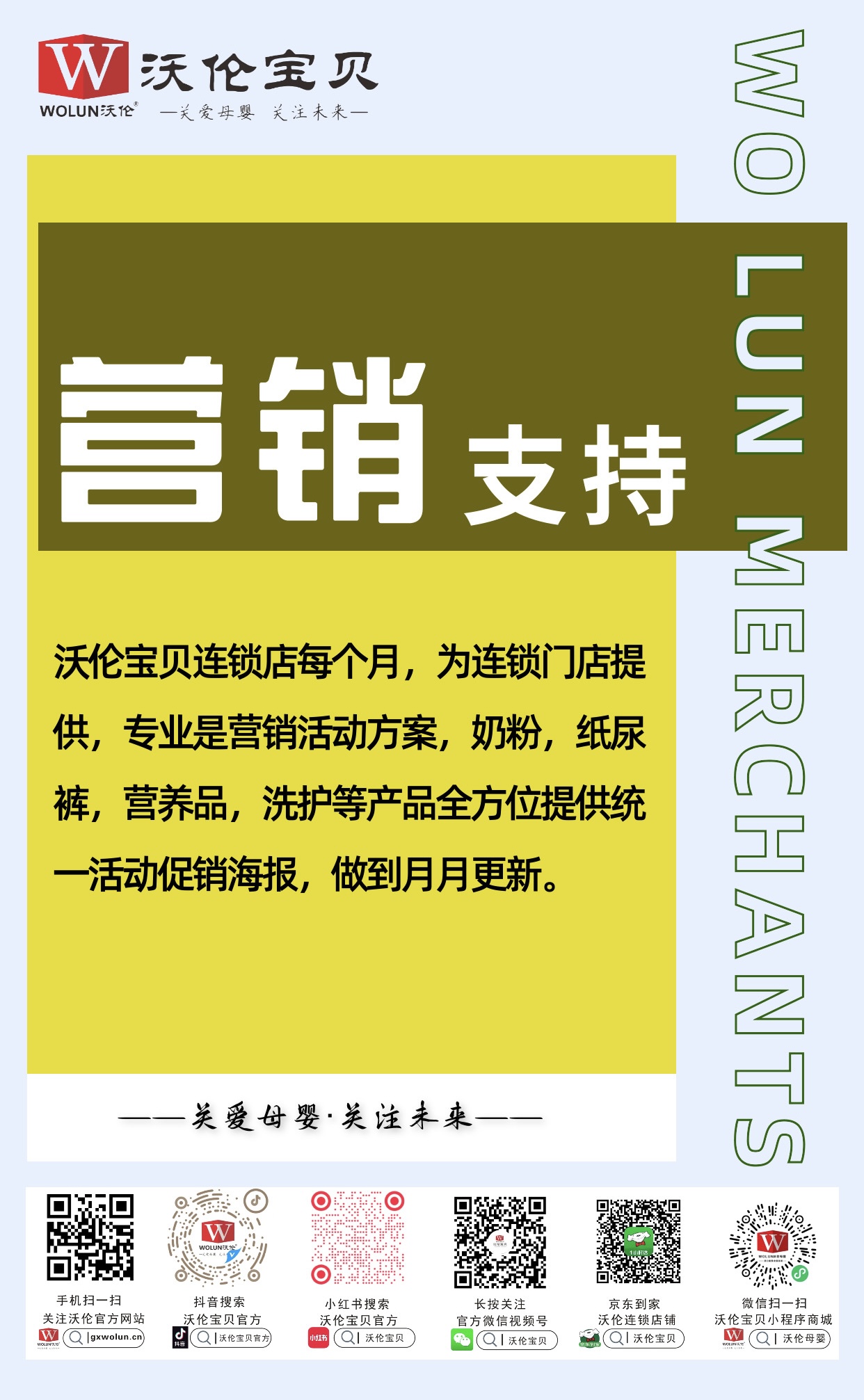 每月提供營銷支持